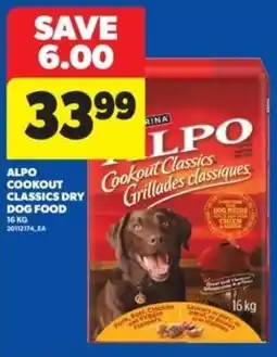 Real Canadian Superstore Alpo cookout classics dry dog food offer