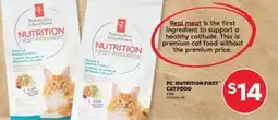 Real Canadian Superstore PC nutrition first cat food offer