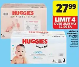 Real Canadian Superstore Huggies giga pack diapers offer