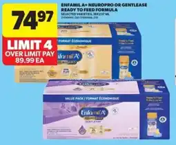 Real Canadian Superstore Enfamil A+ neuropro or gentlease ready to feed formula offer