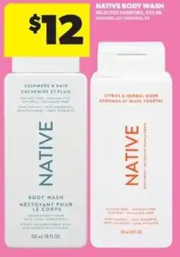 Real Canadian Superstore Native body wash offer