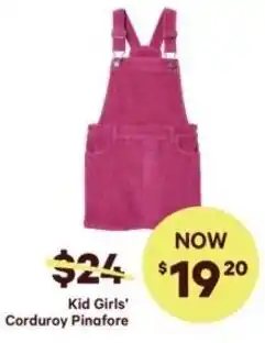 Real Canadian Superstore Kid girls' corduroy pinafore offer