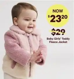 Real Canadian Superstore Baby girls' teddy fleece jacket offer