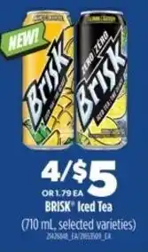 Real Canadian Superstore Brisk iced tea offer
