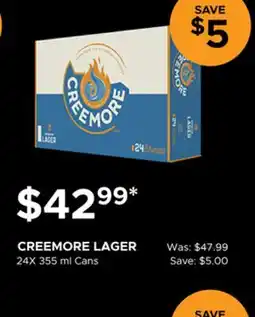 The Beer Store CREEMORE LAGER offer