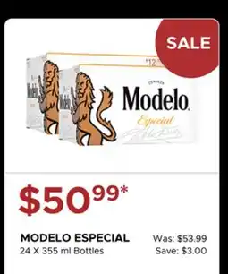 The Beer Store MODELO ESPECIAL offer