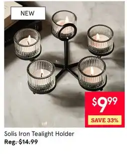 Kitchen Stuff Plus Solis Iron Tealight Holder offer