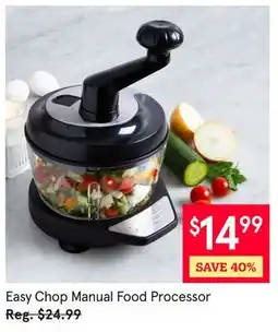 Kitchen Stuff Plus Easy Chop Manual Food Processor offer