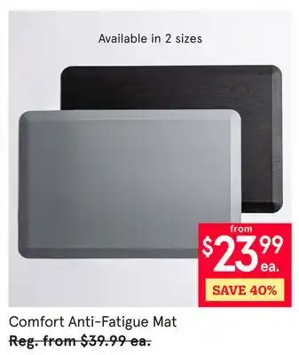 Kitchen Stuff Plus Comfort Anti-Fatigue Mat offer