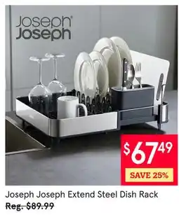 Kitchen Stuff Plus Joseph Joseph Extend Steel Dish Rack offer