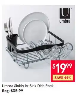 Kitchen Stuff Plus Umbra Sinkin In-Sink Dish Rack offer