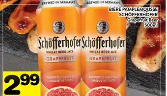 Supermarché PA BIÈRE PAMPLEMOUSSE SCHÖFFERHOFER | Schöfferhofer Grapefruit Beer offer