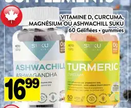 Supermarché PA VITAMINE D, CURCUMA, MAGNÉSIUM OU ASHWACHILL SUKU | gummies offer