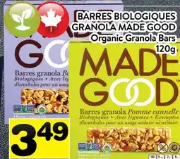 Supermarché PA BARRES BIOLOGIQUES GRANOLA MADE GOOD | Organic Granola Bars offer