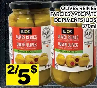 Supermarché PA OLIVES REINES FARCIES AVEC PÂTE DE PIMENTS ILIOS offer