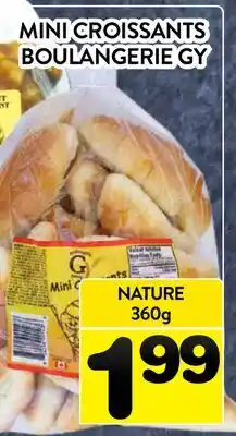 Supermarché PA MINI CROISSANTS BOULANGERIE GY NATURE offer
