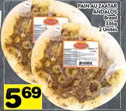 Supermarché PA PAIN AU ZAATAR ANDALOS | Andalos Bread offer