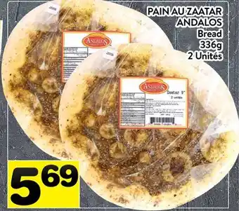 Supermarché PA PAIN AU ZAATAR ANDALOS | Andalos Bread offer