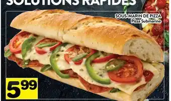 Supermarché PA SOUS-MARIN DE PIZZA | Pizza Submarine offer