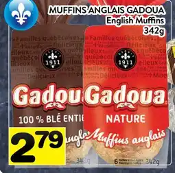 Supermarché PA MUFFINS ANGLAIS GADOUA | English Muffins offer