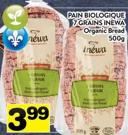 Supermarché PA PAIN BIOLOGIQUE 7 GRAINS INEWA | Organic Bread offer