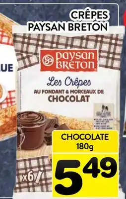 Supermarché PA CRÊPES PAYSAN BRETON CHOCOLATE offer
