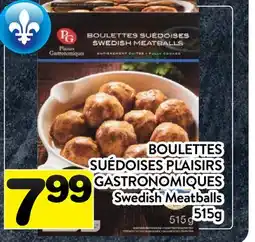 Supermarché PA BOULETTES SUÉDOISES PLAISIRS GASTRONOMIQUES | Swedish Meatballs offer