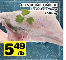 Supermarché PA AILES DE RAIE FRAÎCHE | Fresh Skate Wings offer