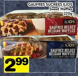 Supermarché PA GAUFRES SUCRÉES ILIOS | Sweet Waffles offer