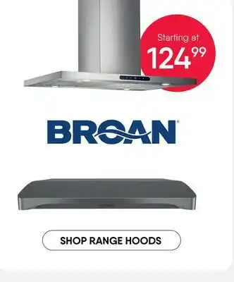 Meubles RD BROAN RANGE HOODS offer