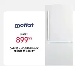 Meubles RD Moffat FRIDGE 18.6 CU FT offer