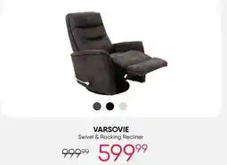 Meubles RD VARSOVIE Swivel & Rocking Recliner offer