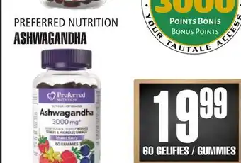 Marches Tau Preferred Nutrition Ashwagandha offer