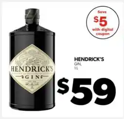 Real Canadian Liquorstore Hendrick's Gin offer