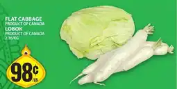 Food Basics Flat cabbage offer