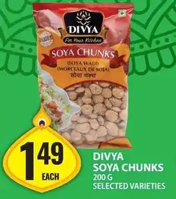 Food Basics Divya soya chunks offer
