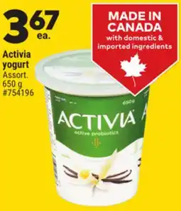 Giant Tiger Activia yogurt offer