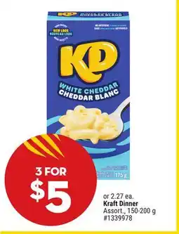Giant Tiger Kraft Dinner offer
