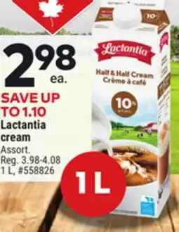 Giant Tiger Lactantia cream offer