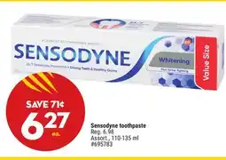 Giant Tiger Sensodyne toothpaste offer