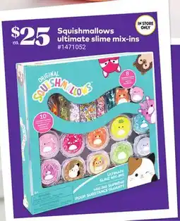 Giant Tiger Squishmallows ultimate slime mix-ins offer