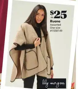 Giant Tiger Lily Morgan Ruana offer