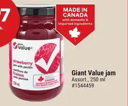 Giant Tiger Giant Value jam offer