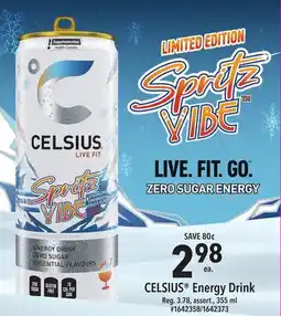 Giant Tiger Celsius Energy Drink offer