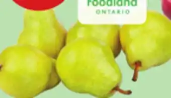 Giant Tiger Bartlett pears offer