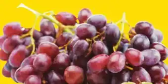 Giant Tiger Red seedless grapes offer