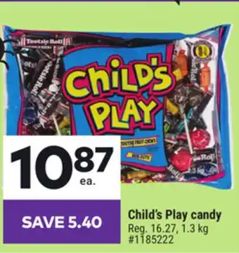 Giant Tiger Child's Play candy offer