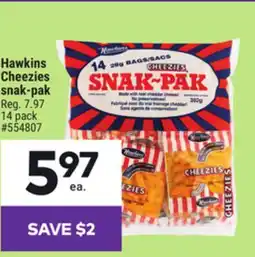 Giant Tiger Hawkins Cheezies snak-pak offer