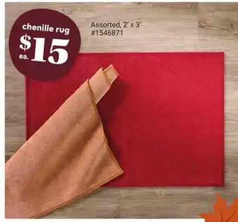 Giant Tiger Chenille rug offer