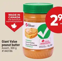 Giant Tiger Giant Value peanut butter offer